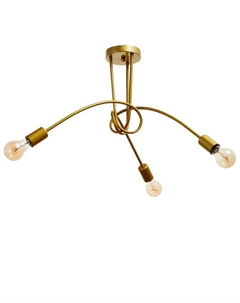 Люстра «Узел» 3хE27 40 Вт золото 54×54×40 см Bayerlux