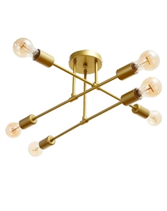 Люстра 2544/6GD E27 40 Вт золото Bayerlux