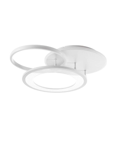 Люстра с ПДУ 1897/2 LED 98 Вт диммер белый 52×55×9 см Bayerlux