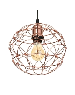 Светильник 1671/1 E27 40 Вт медь 28×28×30-130 см Bayerlux