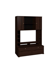 Стенка Sherlock 1, 1520×590×2107 мм, цвет орех шоколадный Глазов