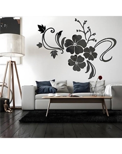 Набор наклеек интерьерных «Цветы», декор настенный, панно, 124×165 см Take it easy