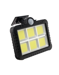 Светодиодный прожектор, уличный, на солнечной батарее 18 Вт, выносная панель, 6500К, свечение холодное белое Luazon lighting