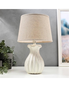 Лампа настольная 16359/1 E14 40Вт белый 22х22х36 см Risalux