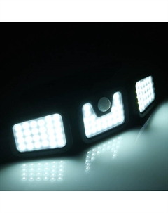 Светодиодный прожектор, уличный, на солнечной батарее 20 Вт, выносная панель, 6500К, свечение холодное белое Luazon lighting