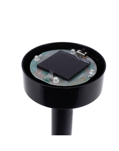 Садовый светильник на солнечной батарее «Большой шар», 20×42×20 см, 4 LED, свечение тёплое белое Luazon lighting