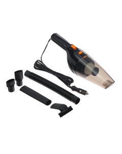 Пылесос автомобильный, 5 насадок, 120 Вт, 12 В, черный Cartage