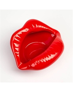 Пепельница для дома «Губы», для сигарет и стиков, 8×11×13 см Сима-ленд