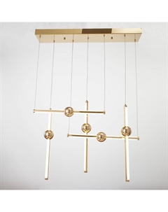 Светильник 49420/5 LED 80Вт 4000К золото 65х12х42 см Bayerlux