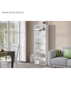 Шкаф – стеллаж «. Лофт», 5 полок, 600×240×1810 мм, цвет белый Клик мебель