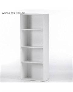 Шкаф – стеллаж «. Лофт», 3 полки, 1284×244×500 мм, цвет белый Клик мебель