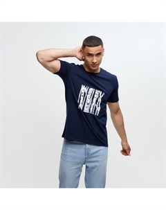 Футболка мужская "Береза" цвет тёмно-синий, р-р 56 Minaku