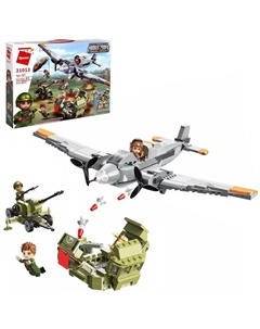 Конструктор Военная зона «Бомбардировка», 557 деталей Qman