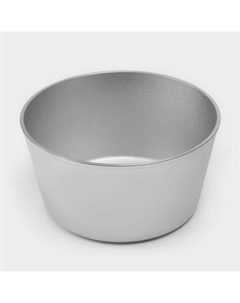 Хлебная форма, 18×18×9 см, средняя, круглая, цвет серебряный Kukmara