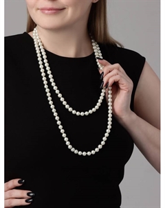 Бусы «Классика» шар №8, цвет молочный, L=125 см Qf