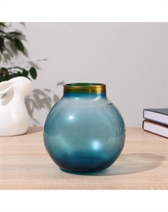 Ваза «ТИТАНИЯ-синяя ТОКИО-2», 1 л, d=5.5 см, 13×11 см, стекло, МИКС Evis