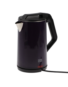 Чайник электрический HOMESTAR HS-1036, пластик, колба металл, 1.8 л, 1500 Вт, фиолетовый Homestar