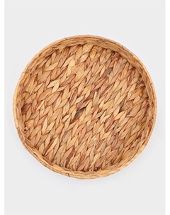 Корзинка для подачи «Камыш», d=32 см, из соломы Доляна