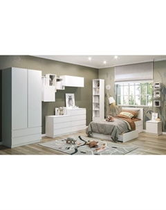 Комод для хранения «. Мадера», 4 ящика, 800×420×1000 мм, цвет белый Клик мебель