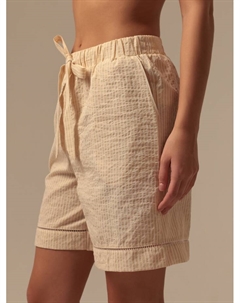 Шорты домашние женские SL Home Basic, бежевые, размер M Sima-land home