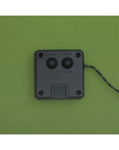 Гирлянда «Нить», 4.5 м, уличная, с насадками «Шарик», IP44, 30 LED, 2 режима, солнечная батарея, тёмная нить, свечение зелёное Luazon lighting