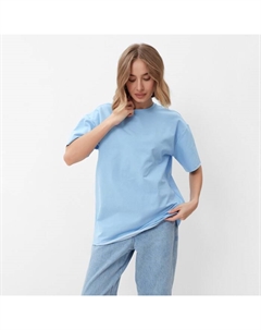 Футболка женская : Casual Collection, голубая, размер 48 Minaku