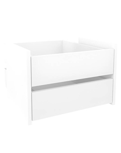 Комплект ящиков для шкафов - купе Home, 452×483×304 мм, цвет белый Глазов