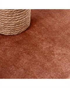 Когтеточка с высоким и толстым столбиком и площадкой, джут, 40×40×84 см, микс цветов Perseiline