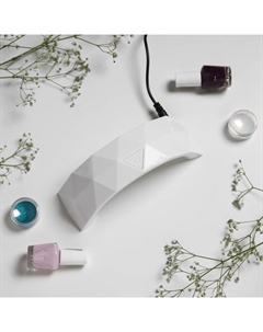 Лампа для гель-лака Luazon LUF-11, LED, 9 Вт, 3 диода, таймер 60 с, USB, белая Luazon home