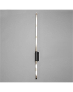 Бра «Олма» LED 12 Вт 4000К черный золото 74×5×6 см Bayerlux