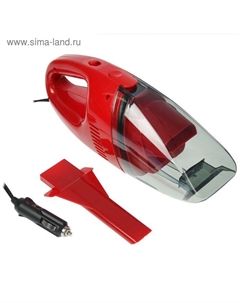 Пылесос, для сухой и влажной уборки, 60 Вт, 12 В, красный Nova bright