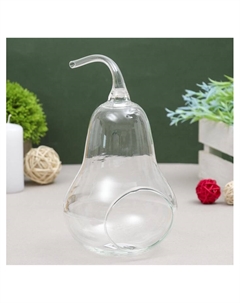 Ваза-сувенир «Груша», 1 л, 21.5×13 см, стекло, прозрачная Evis