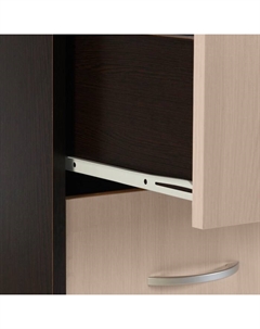 Комод для хранения «», с 5 выдвижными ящиками, с дверью, 1100×480×900 мм, цвет венге тёмный/венге светлый Клик мебель