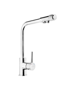 Смеситель для кухни Accoona A5179-3, однорычажный, с выходом для питьевой воды, хром