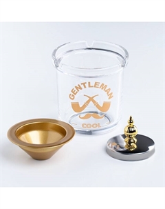 Пепельница для дома бездымная Gentleman, для сигарет и стиков Сима-ленд