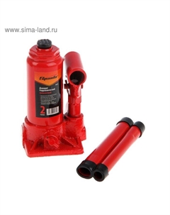 Домкрат гидравлический , 2 т, бутылочный, подъем на 148–278 мм Sparta