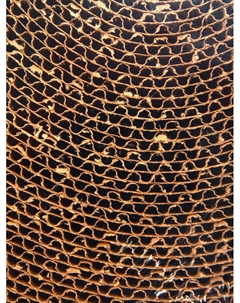 Гофрокогтеточка «» овальная «Спил сосны», с пропиткой, 40×23.5×2.5 см Пижон