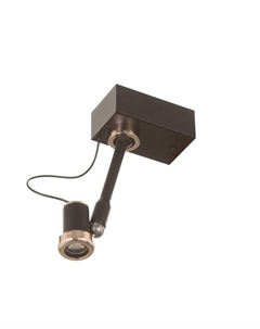 Бра «Найт», 5 Вт, LED, 3000К, чёрный/золото, 10×4×21 см Bayerlux