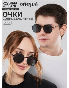Очки солнцезащитные uv 400, дужка 12.8 см, ширина 12.8 см, линза 4.6×5.4 см Onesun