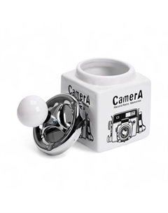 Пепельница для дома бездымная «Камера», для сигарет и стиков, 14×8.5 см Сима-ленд