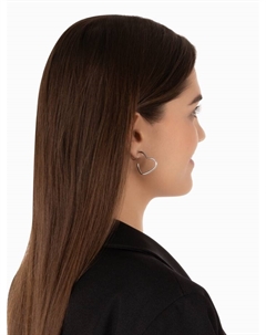 Клипсы для ушей «Тренд» сердце, цвет серебро Qf