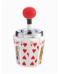 Пепельница для дома бездымная «Карты», для сигарет и стиков, 14.5×10 см Сима-ленд