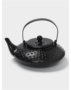 Чайник заварочный Black Swan, с ситом, 750 мл, керамика, чёрный Magistro