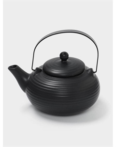 Чайник заварочный Black Swan, с ситом, 750 мл, керамика, чёрный Magistro