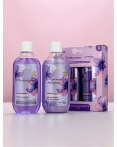 Подарочный набор «Счастье начинается с тебя», гель для душа и пена для ванны, 2×300 Чистое счастье