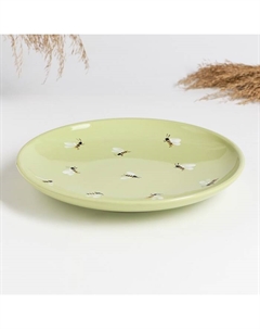 Тарелка "Псковская Малая" 24х3см, аромат лета Псковский гончар