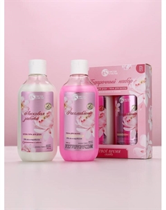 Подарочный набор «Твоё время сиять», гель для душа и пена для ванны, 2×300 Чистое счастье