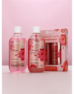 Подарочный набор «Притягивай взгляды», гель для душа и пена для ванны, 2×300 Чистое счастье