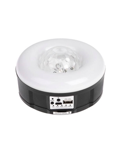 Садовый светильник «Диско-шар», уличный, на солнечной батарее, 13×6×13 см, 6 LED, пульт ДУ, свечение RGBW Luazon lighting