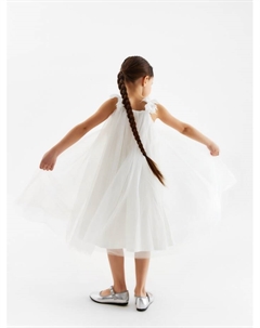Платье для девочки : PartyDress, белое, рост 110 см Minaku